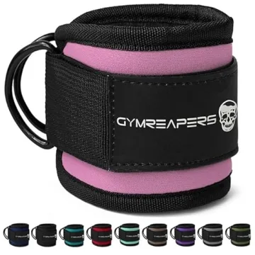 Gymreapers Adjustable Ankle Straps for Lower Body Workouts