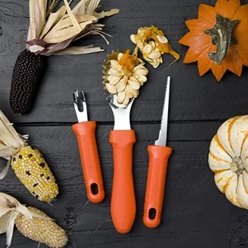 Messermeister Pumpkin Carving Set - 3 Tools for Creative Fun