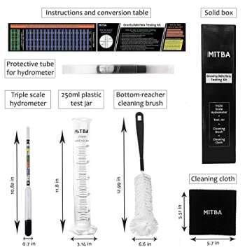 Hydrometer Testing Kit for Accurate Brewing Measurements