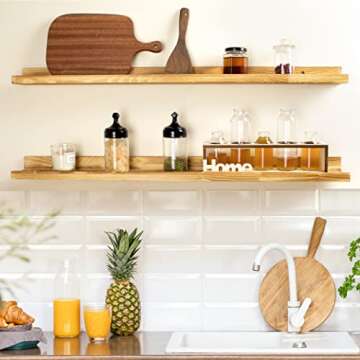 Annecy Wall Mounted Floating Shelves Set of 3