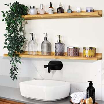 Annecy Wall Mounted Floating Shelves Set of 3