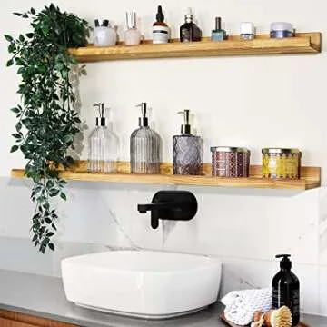 Annecy Wall Mounted Floating Shelves Set of 3