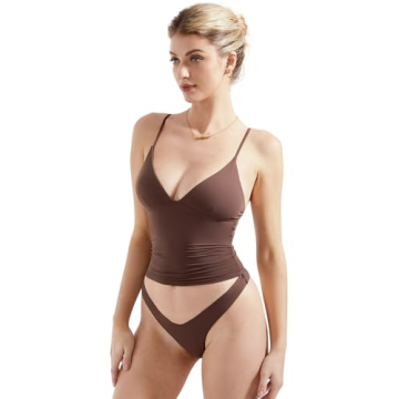 Soft Deep V Neck Cami for Women - Stylish & Versatile