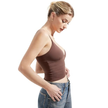 Soft Deep V Neck Cami for Women - Stylish & Versatile