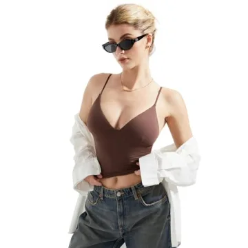 Soft Deep V Neck Cami for Women - Stylish & Versatile