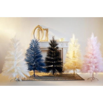 4FT Pink Pampas Christmas Tree Artificial Decor for All Occasions