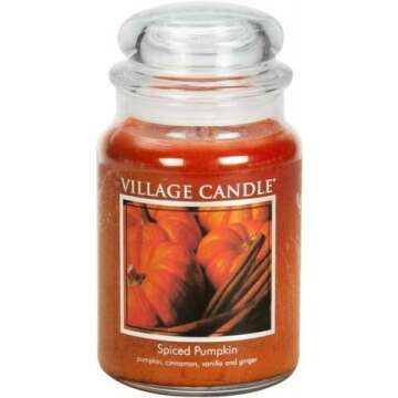 Spiced Pumpkin Large Apothecary Jar Candle 21.25 oz