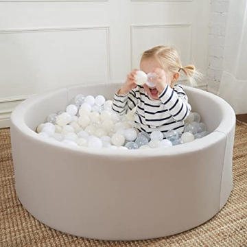 Large Foam Ball Pit for Toddlers - This Stylish Ball Pit Creates a Fun and Safe Play Area for Your K...