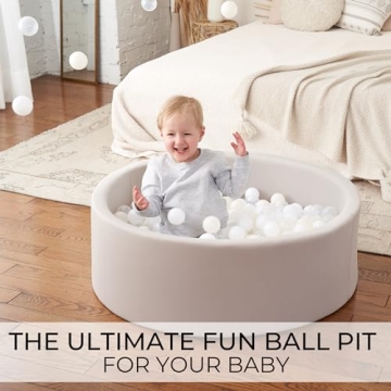 Large Foam Ball Pit for Safe Indoor Fun for Kids