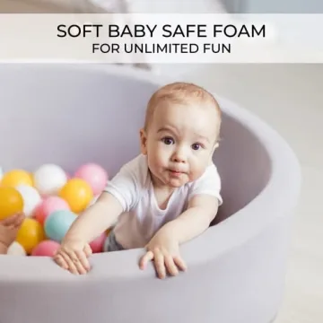 Large Foam Ball Pit for Safe Indoor Fun for Kids