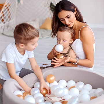 Large Foam Ball Pit for Safe Indoor Fun for Kids