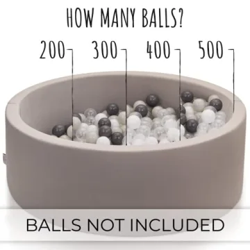 Large Foam Ball Pit for Safe Indoor Fun for Kids