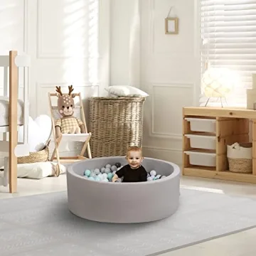 Large Foam Ball Pit for Safe Indoor Fun for Kids