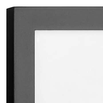 Gallery Perfect Black 12 Piece Square Photo Gallery Wall Picture Frame Set with Hanging Template, 16.5 x 10.2 x 16.7 inches