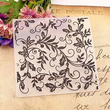 4Pcs Starfish & Rose Flower Embossing Folders for Crafts