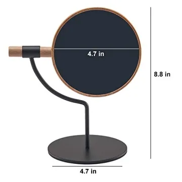Stylish YEAKE 3X Magnification Table Mirror for Makeup