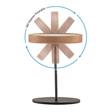 Stylish YEAKE 3X Magnification Table Mirror for Makeup