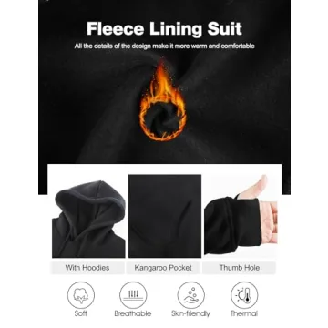 Flygo Fleece Jogging Set Stylish Comfortable Sweatsuit