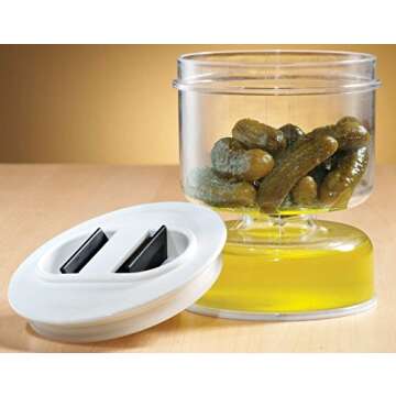 Miles Kimball Storage and Serving Pickle Jar