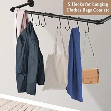 ESFUN Heavy Duty S Hooks 30 Pack - Organize Your Space