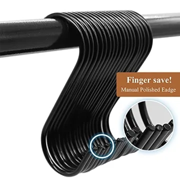 ESFUN Heavy Duty S Hooks 30 Pack - Organize Your Space