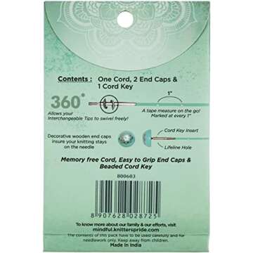 Knitter's Pride Mindful IC Cords Swivel 24
