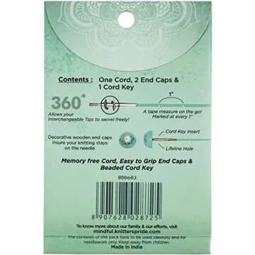 Knitter's Pride Mindful IC Cords Swivel 24