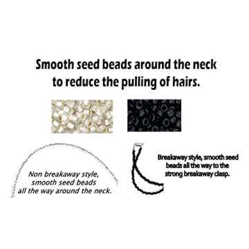 Elegant Women's Beaded Lanyard - Made in USA - ID Holder