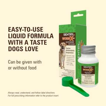 Sentry WormX DS De-wormer for Dogs - Broad Spectrum Treatment