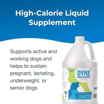 Pet-Ag Dyne High Calorie Liquid Nutritional Supplement for Dogs & Puppies 8 Weeks and Older - 1 Gallon - Supports Performance and Endurance - Sweet Vanilla Flavor