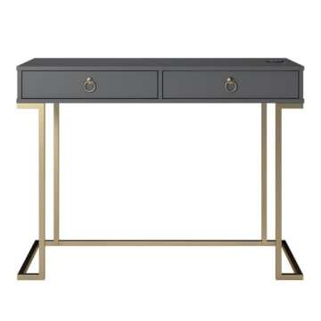 Stylish Ameriwood Home Serenity Computer Desk for Small Spaces