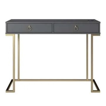 Stylish Ameriwood Home Serenity Computer Desk for Small Spaces