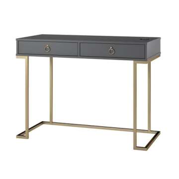 Stylish Ameriwood Home Serenity Computer Desk for Small Spaces