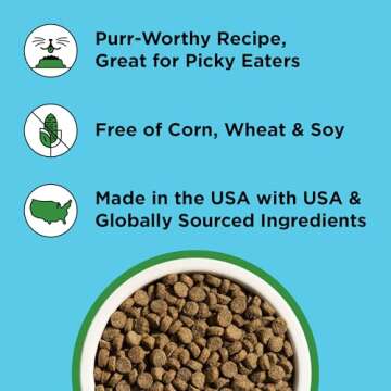 BIXBI Liberty Dry Food Digestive Cat Health Chicken Recipe, 3lb