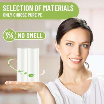 LimonLaviu Small Garbage Bags - 4 Gallon, 100 Count Unscented White Mini Trash Bags for Bathroom Can