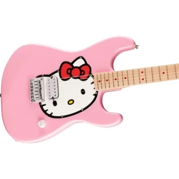 Limited Edition Hello Kitty Stratocaster Guitar