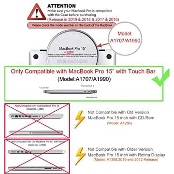 EZ-Pro Screen Protector Magnetic Privacy Filter for MacBook Pro 15 inch (Released from 2016 to 2020), Provide Privacy, Anti Blue Light and Anti-Glare, Comes with Camera Cover Slide