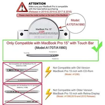 EZ-Pro Screen Protector Magnetic Privacy Filter for MacBook Pro 15 inch (Released from 2016 to 2020), Provide Privacy, Anti Blue Light and Anti-Glare, Comes with Camera Cover Slide