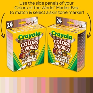 Crayola Colors of the World Markers for All Ages