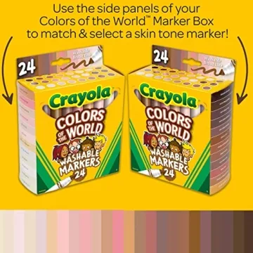 Crayola Colors of the World Markers for All Ages