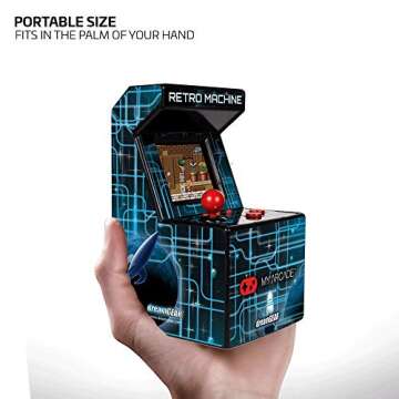 My Arcade Retro Machine Playable Mini Arcade: 200 Retro Style Games Built In, 5.75 Inch Tall, Powere...