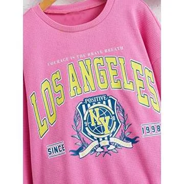 Stylish COZYEASE Girls' Thermal Sweatshirt for Ages 11-12