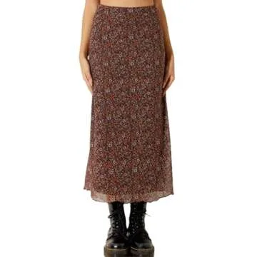 Shop Avanova Women's Floral High Waist Midi Skirt - Summer Style