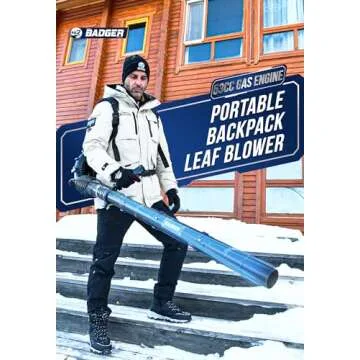 WILD BADGER POWER Leaf Blower Backpack, 53cc Gas Powered Strong Air Flow 559CFM 174MPH, Light Weight...