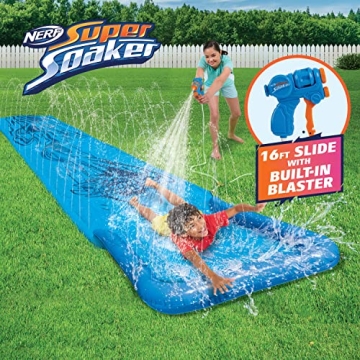 NERF Super Soaker 16 Feet Water Slide for Summer Fun