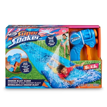 NERF Super Soaker 16 Feet Water Slide for Summer Fun