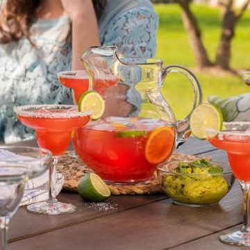 Libbey Acapulco Glass Pitcher Set - Elegant Serving Solution