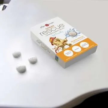 The Ginger People Ginger Rescue® Chewable Tablets Drug Free Digestive Health, 5.5 oz Chewable Tablets, Mighty Mango Flavor, Kid Friendly, 0.55 Oz, 24 Count (Pack of 1)