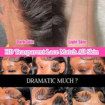 JUBOTIN 30 Inch 13x4 Straight Lace Front Wigs Human Hair for Women Pre Plucked 180% Density HD Lace Frontal Wigs Bleached Knots Glueless Brazilian Lace Front Wigs Natural Color