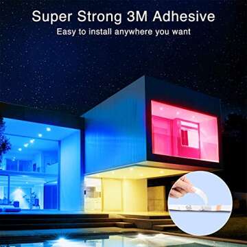 VOLIVO LED Strip Lights 65.6 FT, Led Lights for Bedroom,Color Changing with 44 Keys Remote for Room, Party, Home Decoration…